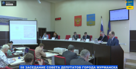 Выступление на заседании Совета депутатов города Мурманска с заключением на годовой отчет об исполнении бюджета